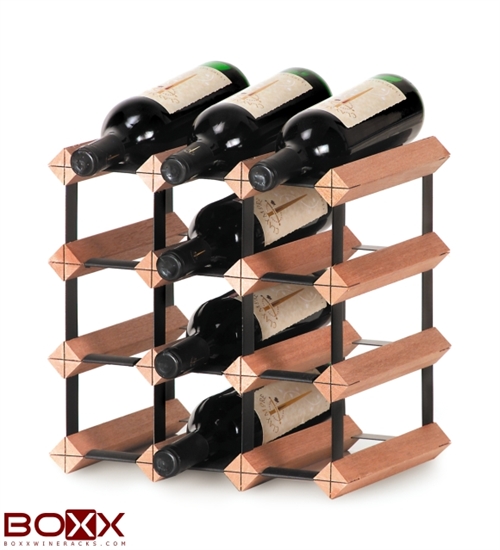 BOXX Vinreol til 12 flasker vin