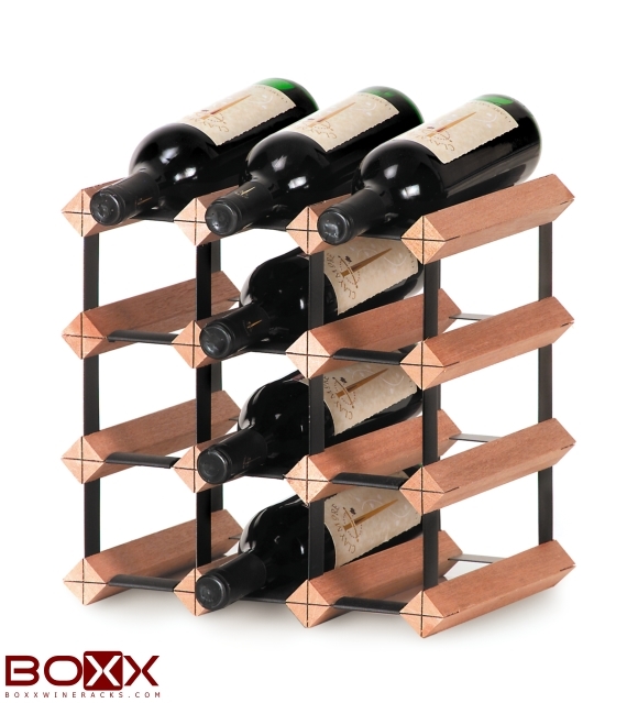 BOXX Vinreol til 12 flasker vin