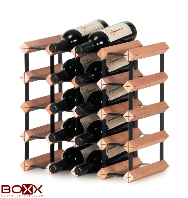BOXX Vinreol til 20 flasker vin